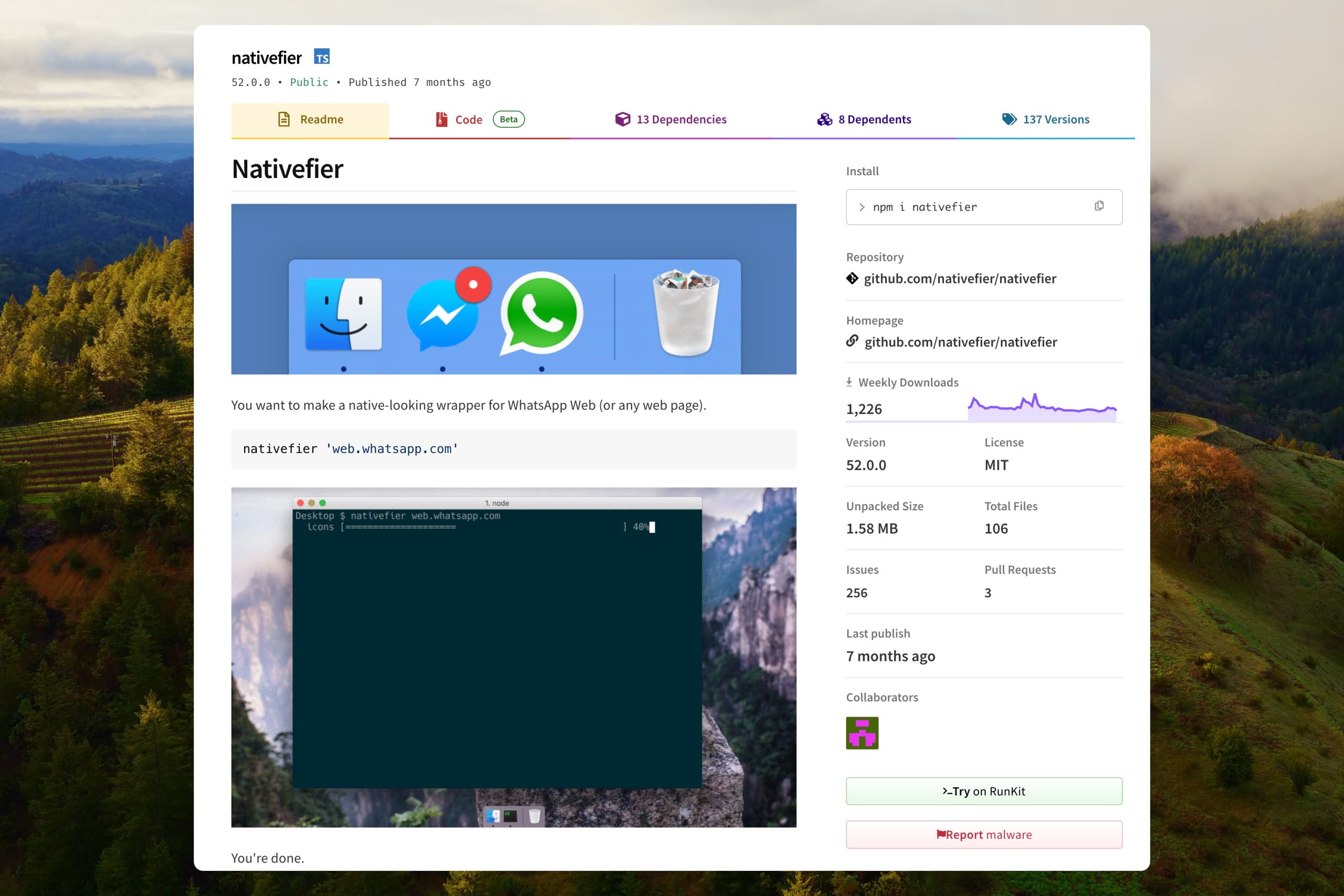 Create a Native Electron App from a Web App with Nativefier